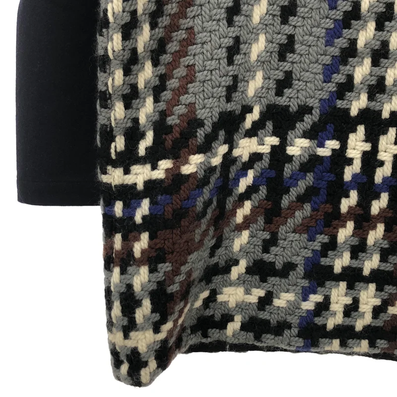 mint designs / ミントデザインズ | ウール ニット切替 ワンピース | 2 | レディース