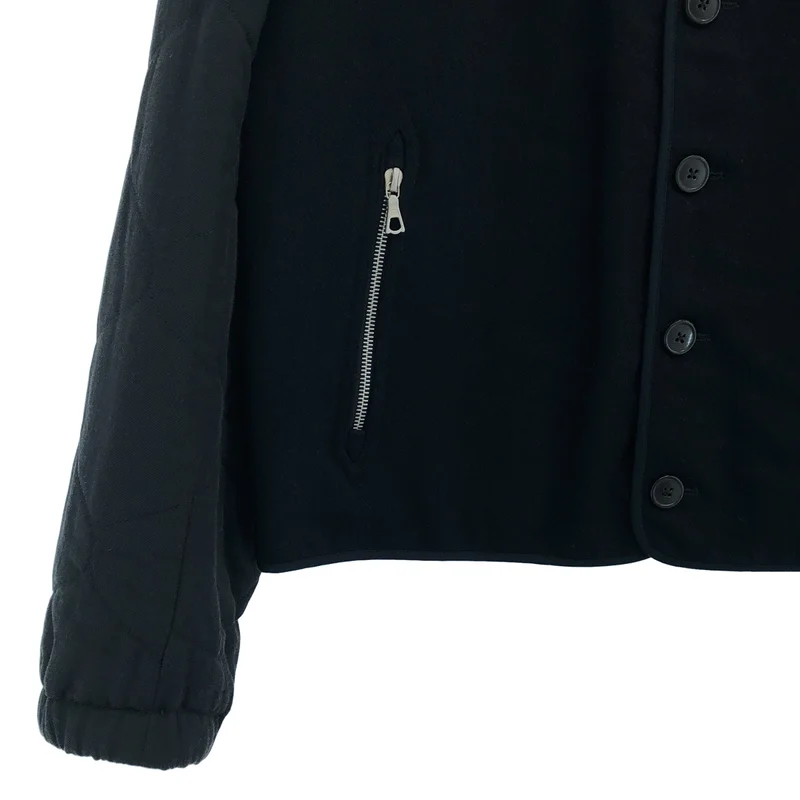 DRIES VAN NOTEN / ドリスヴァンノッテン | 2024AW | キルティング ノーカラージャケット | M | メンズ
