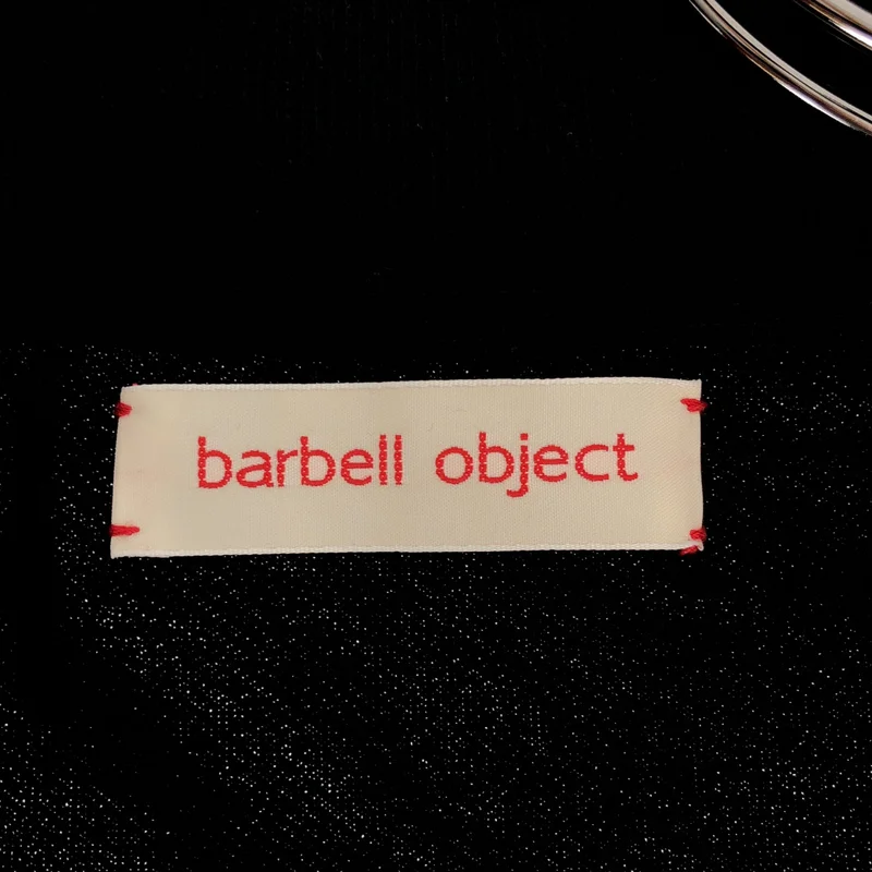 barbell object / バーベル オブジェクト | zip sweat ジップ プルオーバー スウェット | F | メンズ
