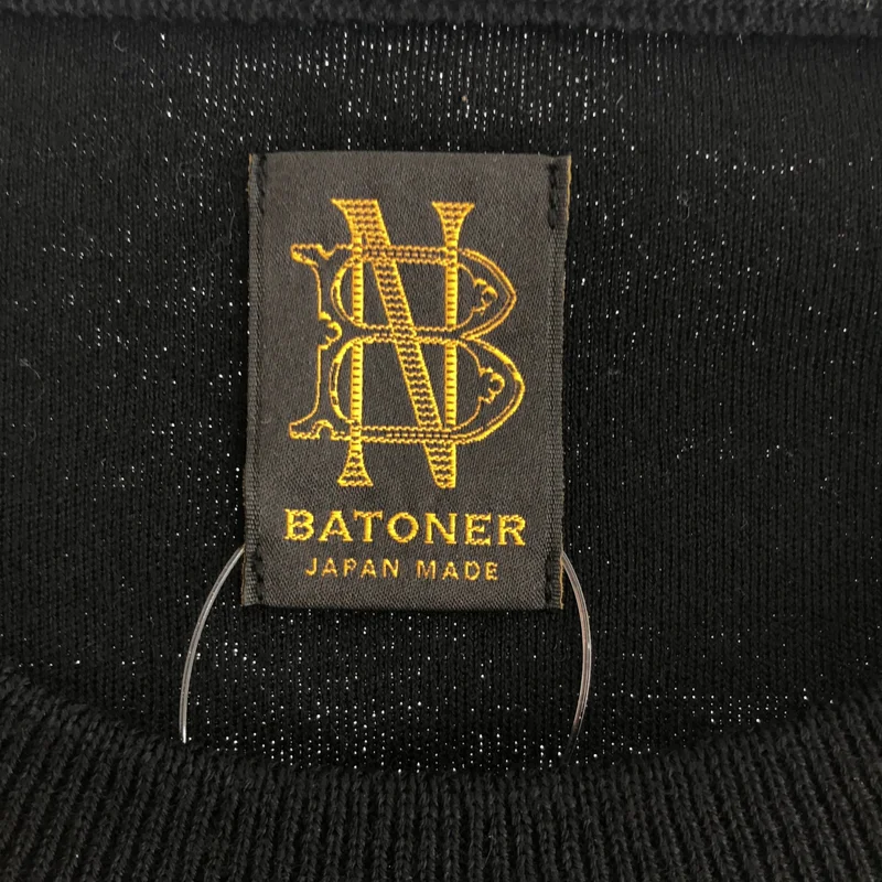 BATONER / バトナー | SMOOTH WOOL CREW NECK クルーネックニット | ２ | メンズ