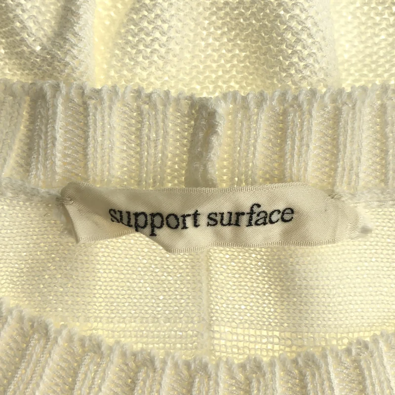 SUPPORT SURFACE / サポートサーフェス | コットン ニット カットソー | 1 | レディース