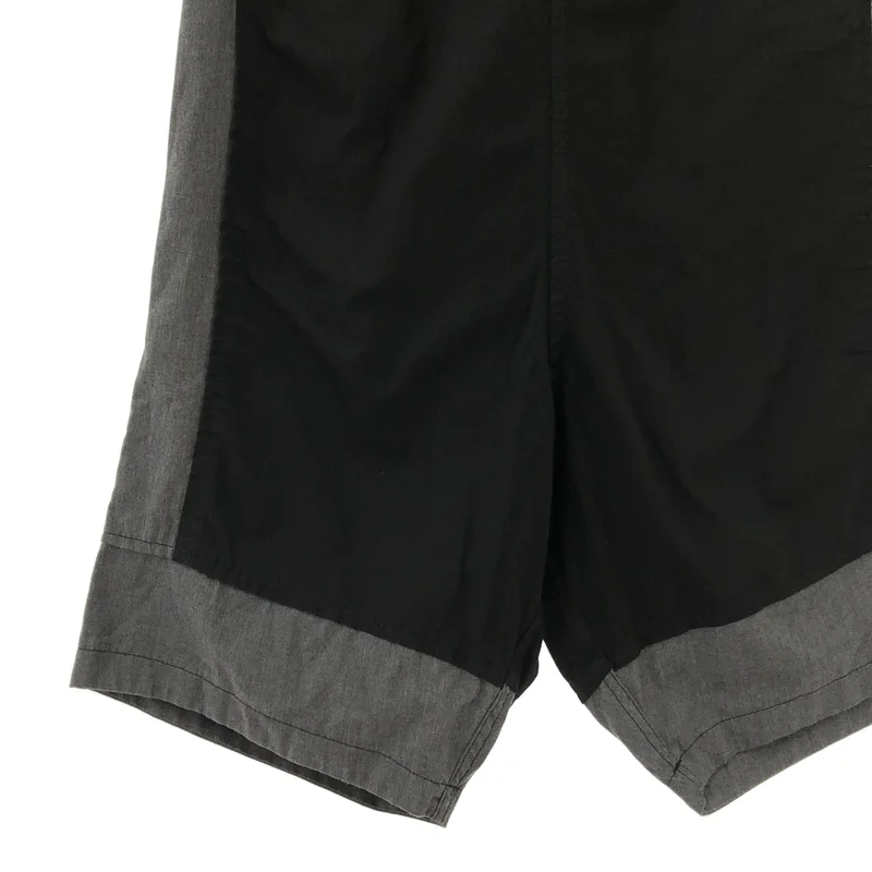 BLACK COMME des GARCONS / ブラックコムデギャルソン | 2012SS | バイカラー ワイド パンツ 1I-P034 | S | メンズ