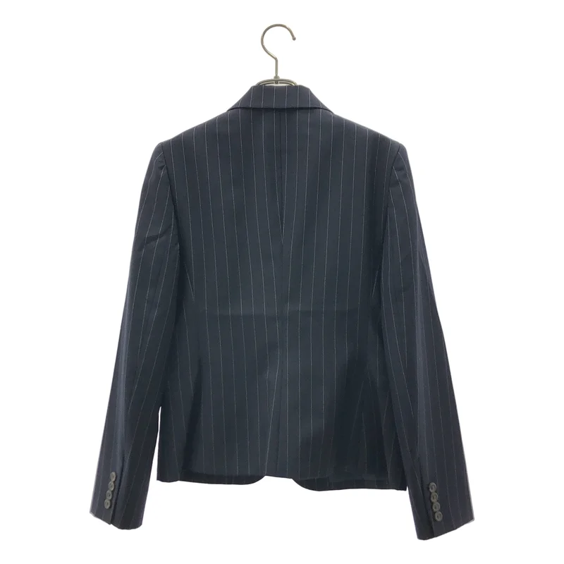 RALPH LAUREN / ラルフローレン | ウール ストライプ 1B テーラードジャケット | 6 | レディース