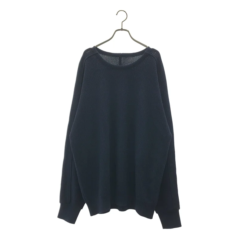 YANTOR / ヤントル | 10G Cotton Coarsely Knit クルーネックニット | F | メンズ