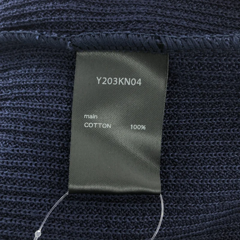 YANTOR / ヤントル | 10G Cotton Coarsely Knit クルーネックニット | F | メンズ