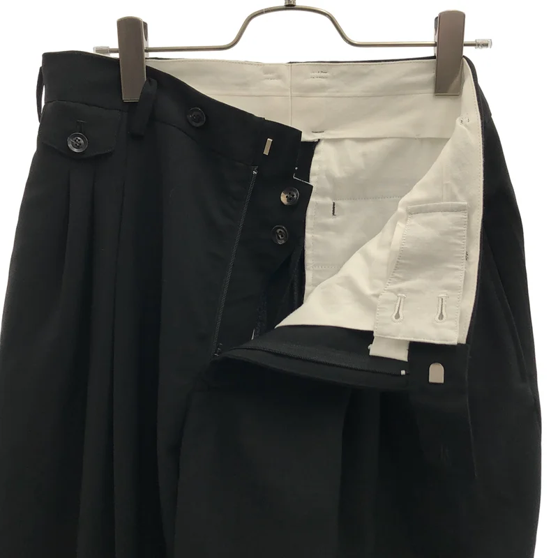 SOSHIOTSUKI / ソウシオオツキ | 3TUCK WIDE TROUSERS ワイドスラックス | 46 | メンズ