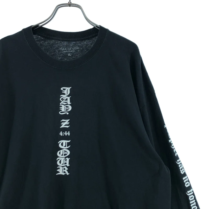 FEAR OF GOD / フィアオブゴッド | × JAY-Z / 4:44Tour ロングスリーブ プリントTシャツ | XL | メンズ