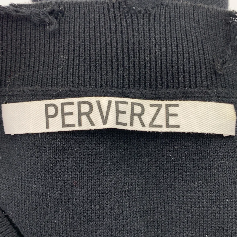 PERVERZE / パーバーズ | クラッシュ ワイド ニットベスト | F | レディース