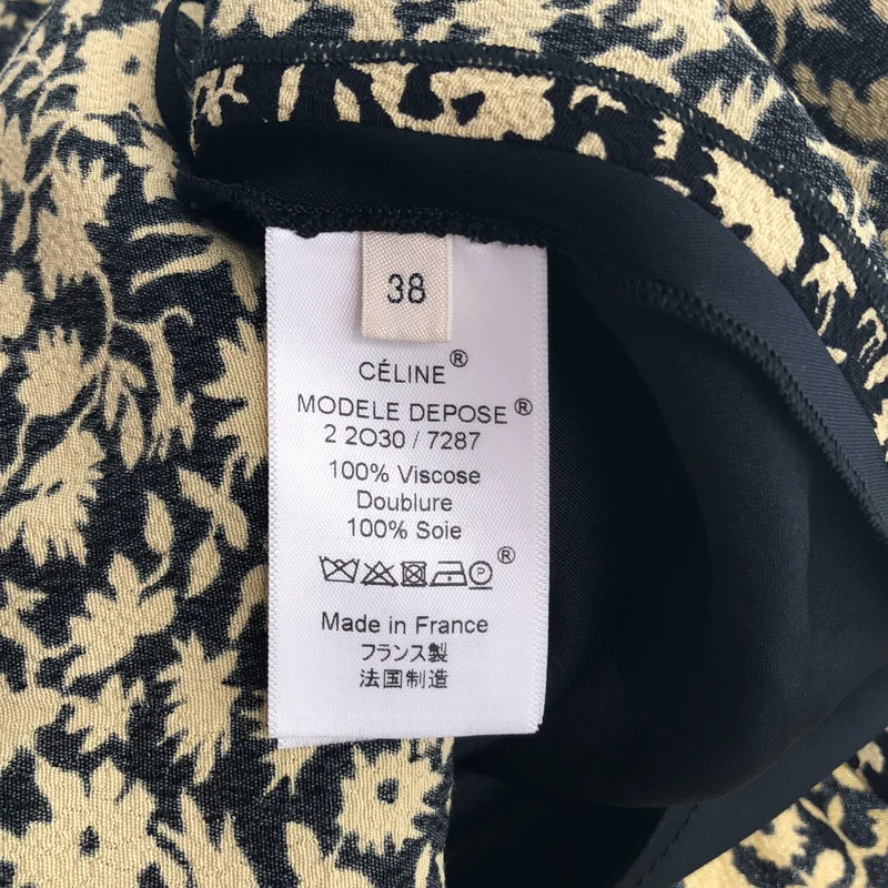 CELINE / セリーヌ | フィービー期 バレリーナ ラップデザイン ロングスカート | 38 | レディース