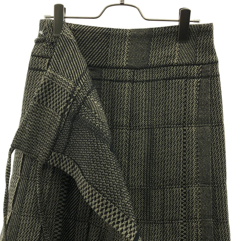 DRIES VAN NOTEN / ドリスヴァンノッテン | ウール ツイード ラップ 巻スカート | 36 | レディース