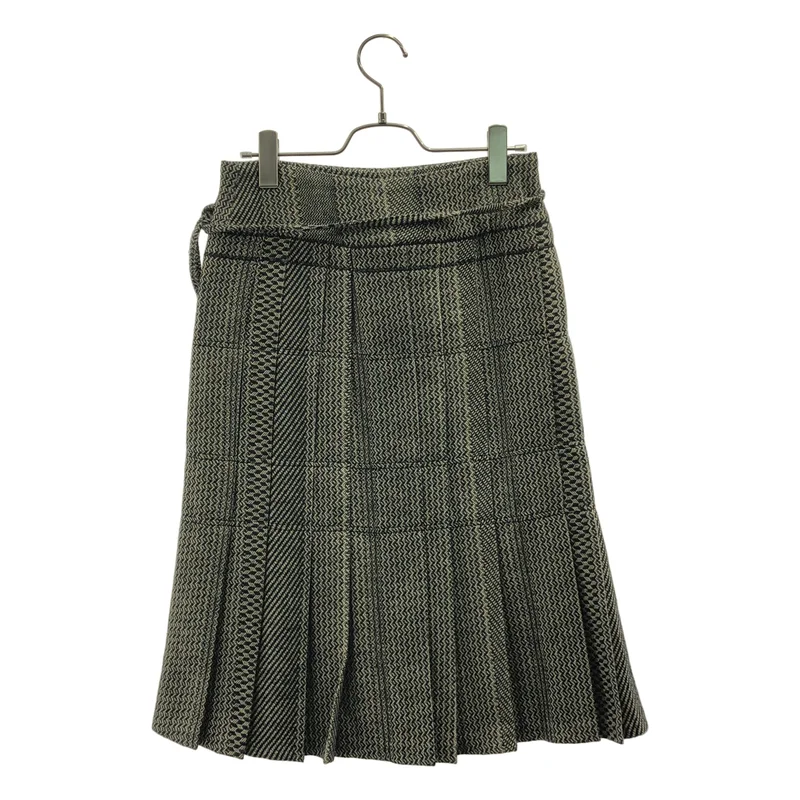 DRIES VAN NOTEN / ドリスヴァンノッテン | ウール ツイード ラップ 巻スカート | 36 | レディース