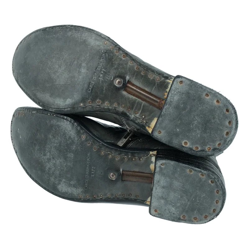 CAROL CHRISTIAN POELL / キャロルクリスチャンポエル | DIAGONAL ZIP BOOTS AM/2601L ジップ ブーツ | 8 | メンズ