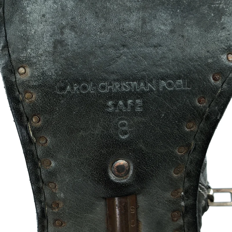CAROL CHRISTIAN POELL / キャロルクリスチャンポエル | DIAGONAL ZIP BOOTS AM/2601L ジップ ブーツ | 8 | メンズ