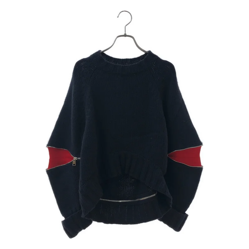 ALEXANDER MCQUEEN / アレキサンダーマックイーン | ジップ ニット_長袖 | XS | レディース