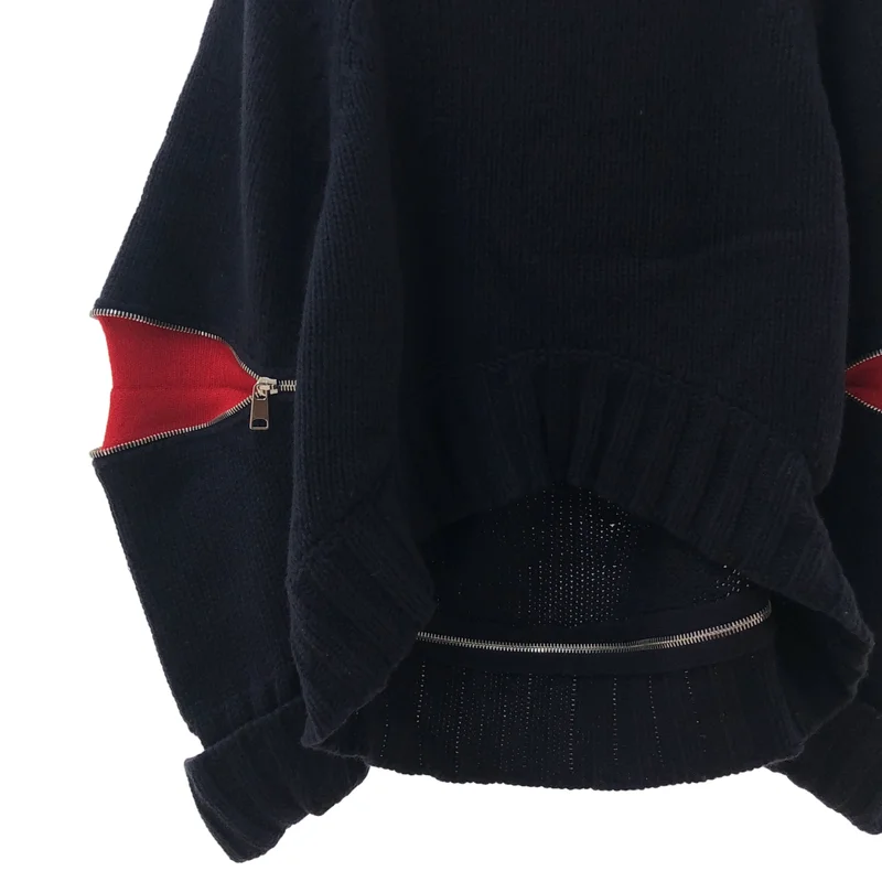 ALEXANDER MCQUEEN / アレキサンダーマックイーン | ジップ ニット_長袖 | XS | レディース