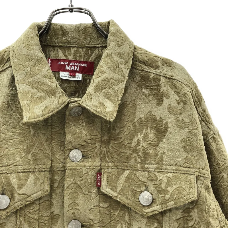 JUNYA WATANABE MAN / ジュンヤワタナベマン | 2026SS | エステルパイルダマスク Levi's Wネーム ジャケット WQ-J203 | S | メンズ