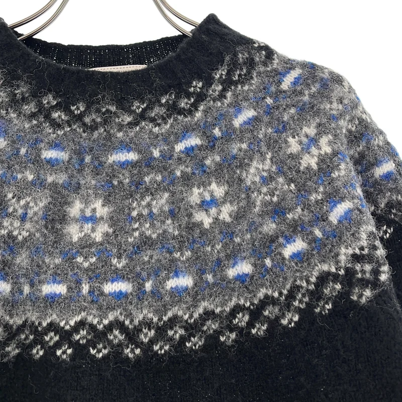 INVERALLAN / インバーアラン | ウール クルーネック ニット | 40 | メンズ