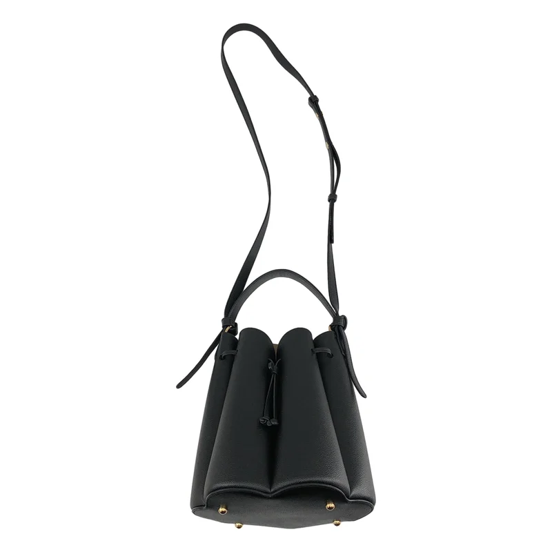 POLENE / ポレーヌ | HUIT レザー カヌレ ハンドバッグ |
