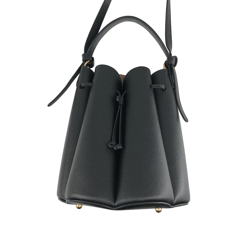 POLENE / ポレーヌ | HUIT レザー カヌレ ハンドバッグ |