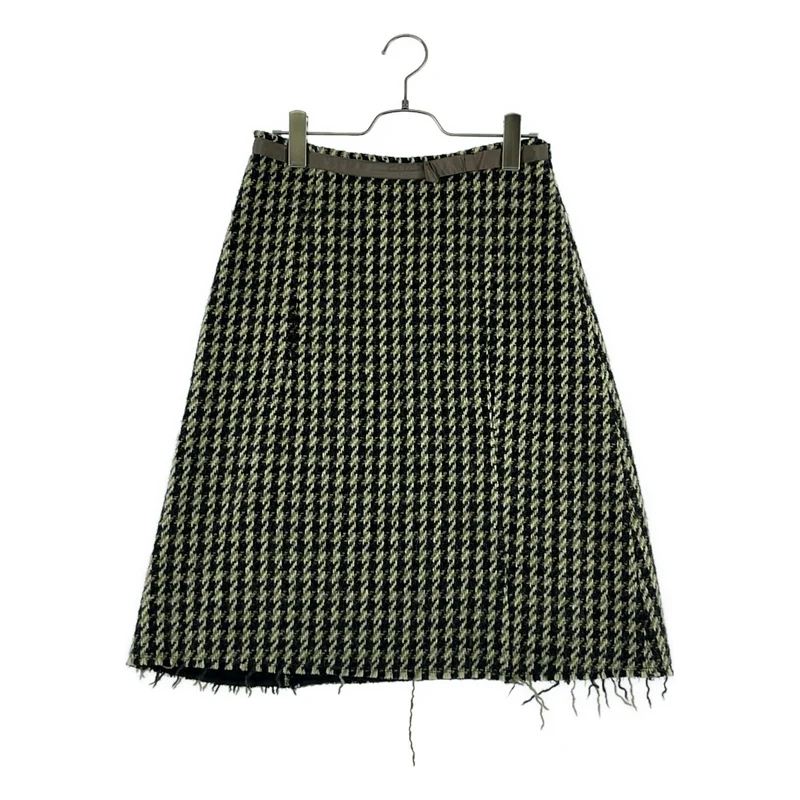 MARNI / マルニ | ウール 千鳥格子 ツイードスカート | 38 | レディース