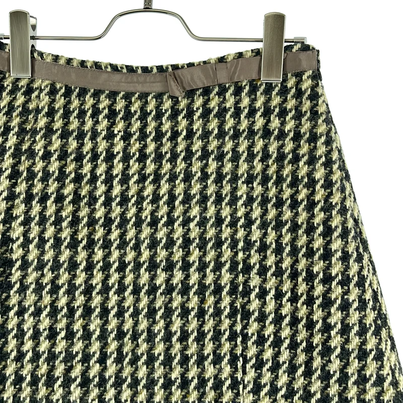 MARNI / マルニ | ウール 千鳥格子 ツイードスカート | 38 | レディース