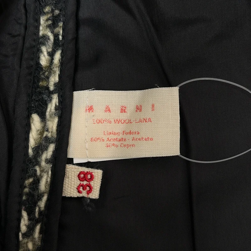 MARNI / マルニ | ウール 千鳥格子 ツイードスカート | 38 | レディース