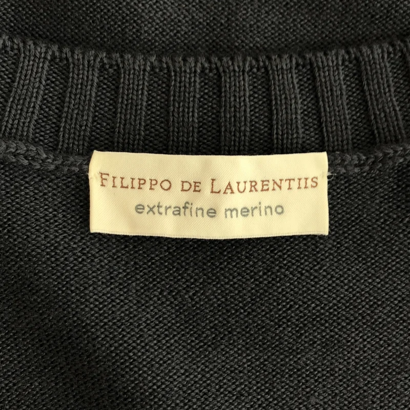 FILIPPO DE LAURENTIIS / フィリッポ デ ローレンティス | 2025AW | 8ゲージ メリノウール クルーネックニット | 50 | メンズ