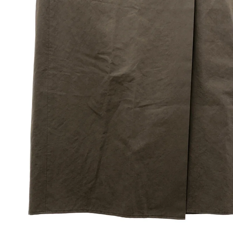 ATON / エイトン | SILK LINEN SHANTUNG WRAP スカート SK.AG.GM.0206 | 3 | レディース