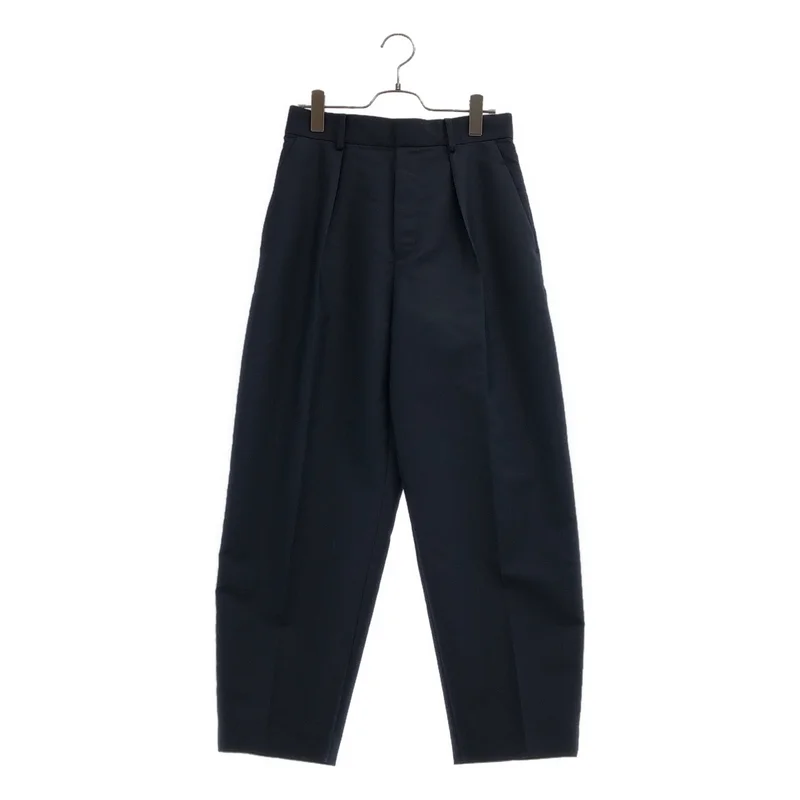 LOEFF / ロエフ | コットン ダブルクロス タックテーパードパンツ | 1 | レディース