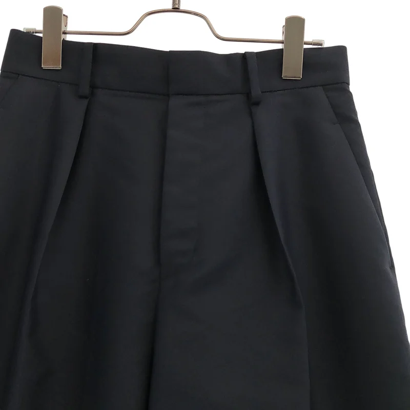 LOEFF / ロエフ | コットン ダブルクロス タックテーパードパンツ | 1 | レディース