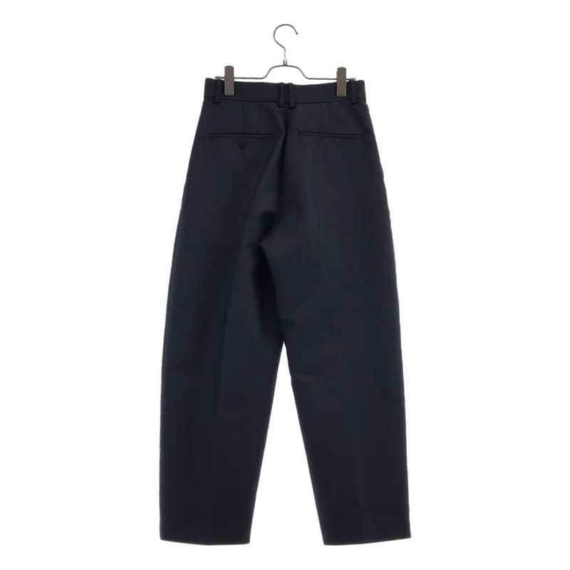 LOEFF / ロエフ | コットン ダブルクロス タックテーパードパンツ | 1 | レディース