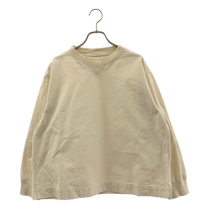 MARGARET HOWELL / マーガレットハウエル | 2020AW | FADED COTTON TWILL / コットン スリット カットソー | 2 | レディース