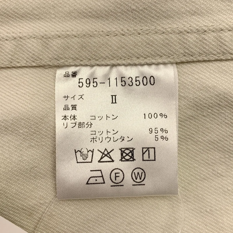 MARGARET HOWELL / マーガレットハウエル | 2020AW | FADED COTTON TWILL / コットン スリット カットソー | 2 | レディース