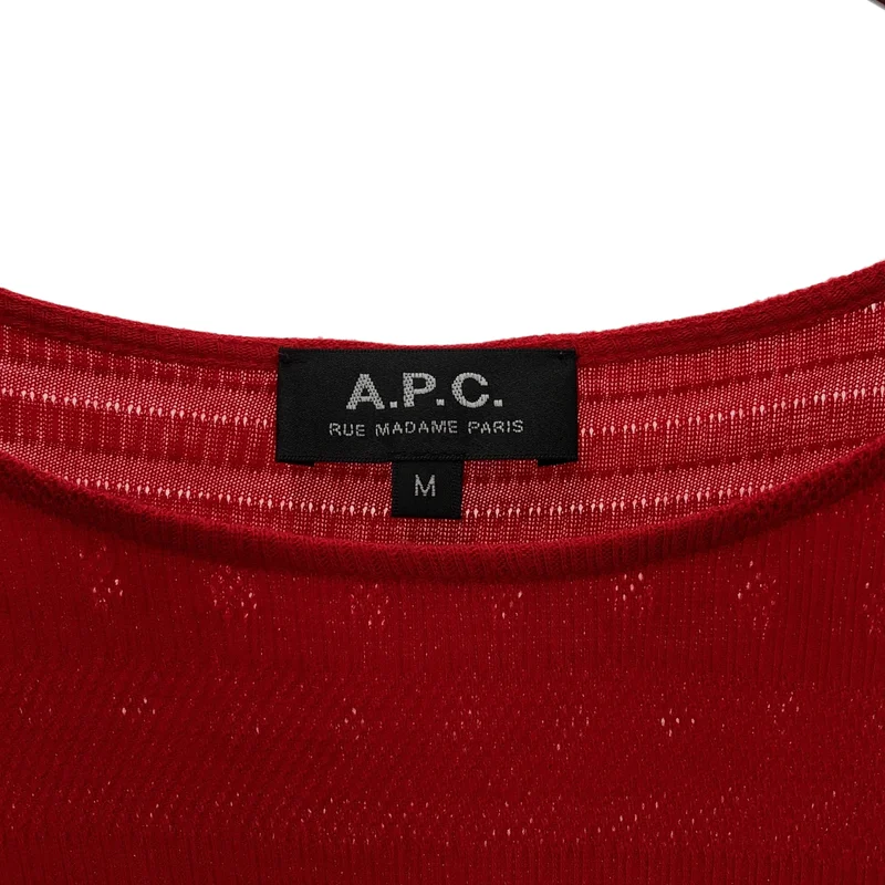 A.P.C. / アーペーセー | コットン サマー クルーネックニット | M | レディース