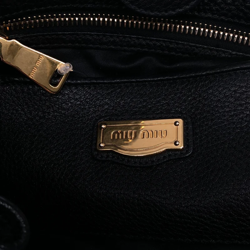 miu miu / ミュウミュウ | ヴィッテロダイノ レザー ショルダーバッグ |