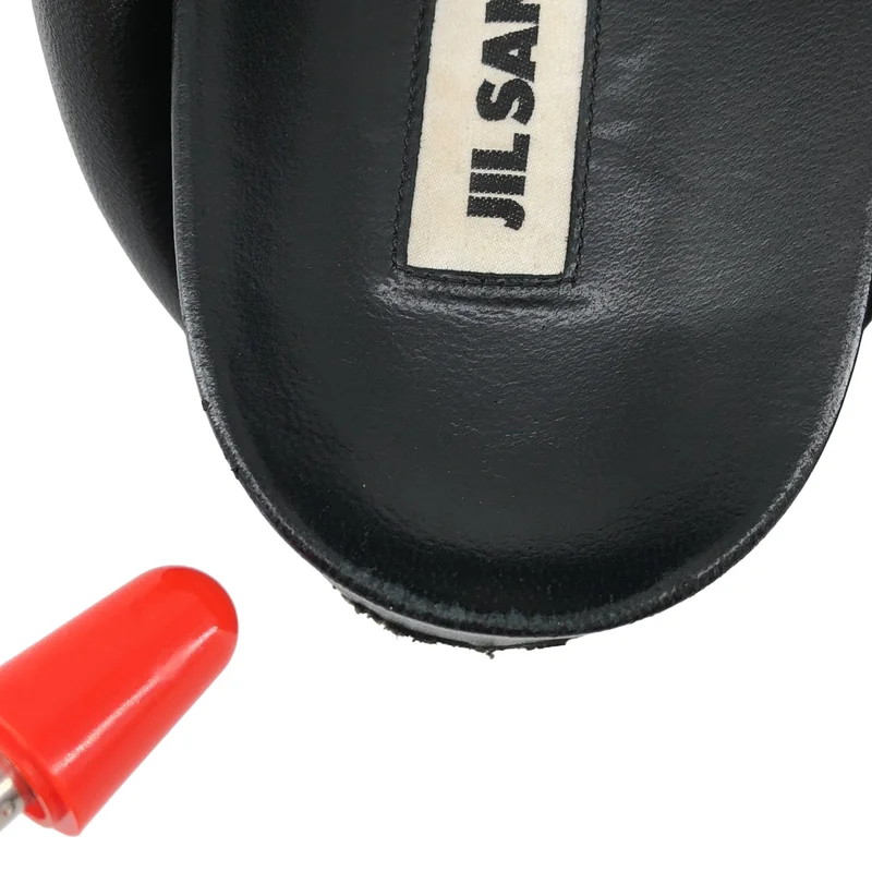 JIL SANDER / ジルサンダー | パデッド クロスストラップサンダル |
