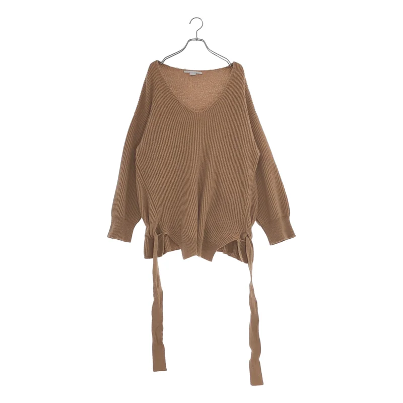 STELLA McCARTNEY / ステラマッカートニー | カシミヤ Vネック リブニット | 36 | レディース