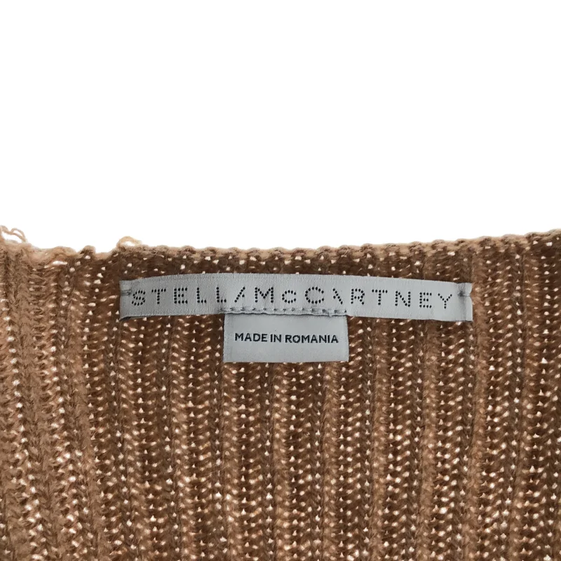 STELLA McCARTNEY / ステラマッカートニー | カシミヤ Vネック リブニット | 36 | レディース