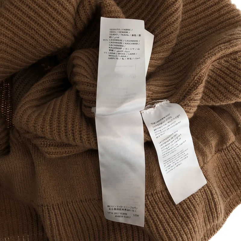 STELLA McCARTNEY / ステラマッカートニー | カシミヤ Vネック リブニット | 36 | レディース