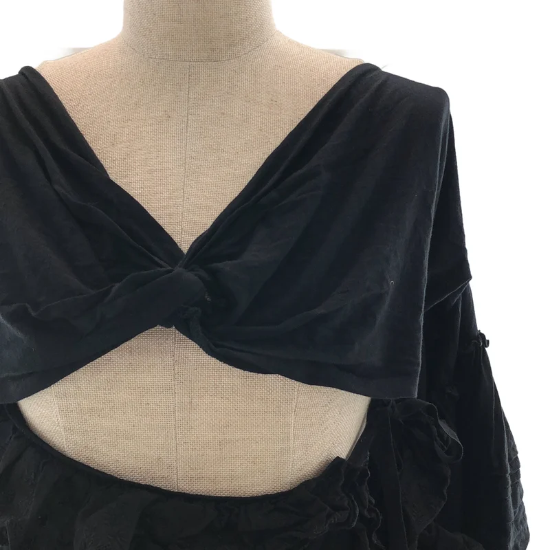 tricot COMME des GARCONS / トリココムデギャルソン | 2011SS | コットン 変形 フレアスリーブ カットソー | M | レディース