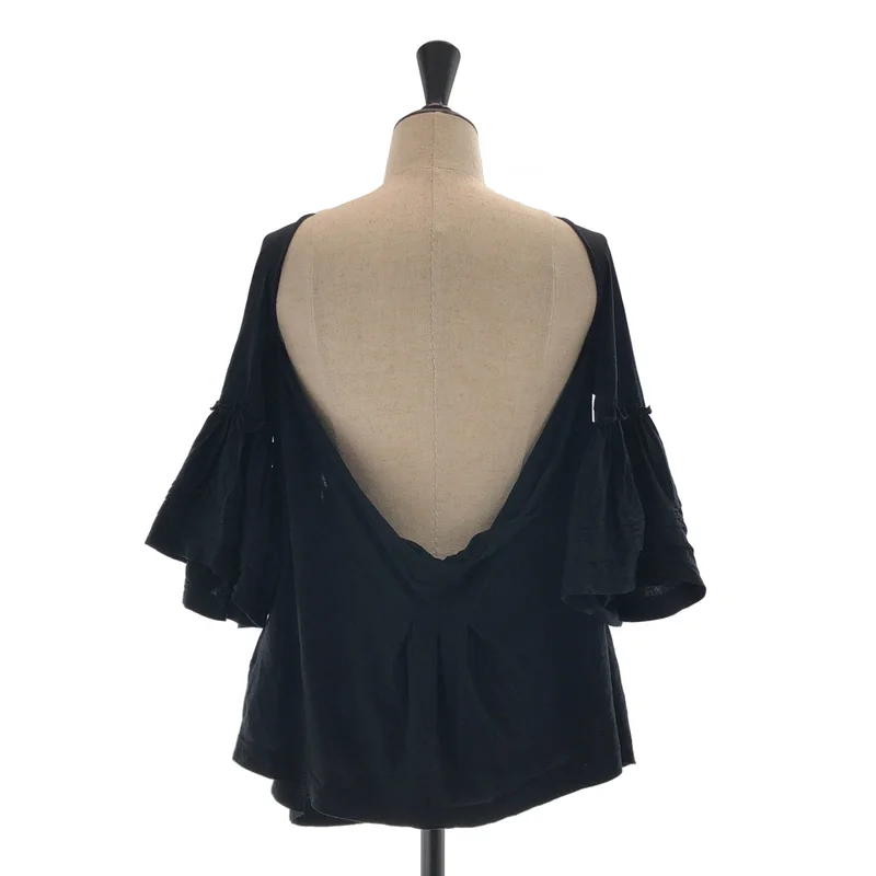 tricot COMME des GARCONS / トリココムデギャルソン | 2011SS | コットン 変形 フレアスリーブ カットソー | M | レディース