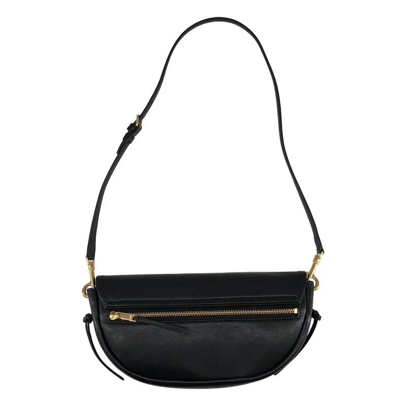 CELINE / セリーヌ | リトルハーフムーン ソフトトリオンフ / サプルシャイニーラムスキン ショルダーバッグ |
