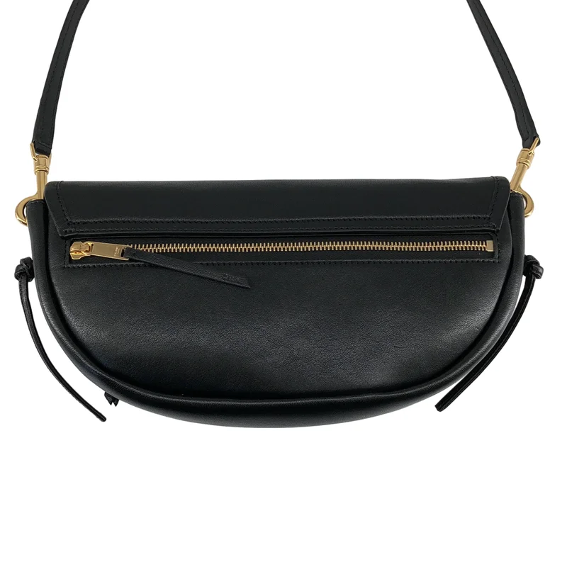 CELINE / セリーヌ | リトルハーフムーン ソフトトリオンフ / サプルシャイニーラムスキン ショルダーバッグ |