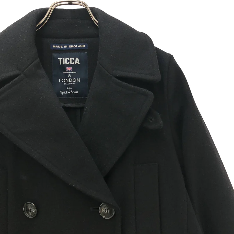 TICCA / ティッカ | ウール ピーコート | 36 | レディース