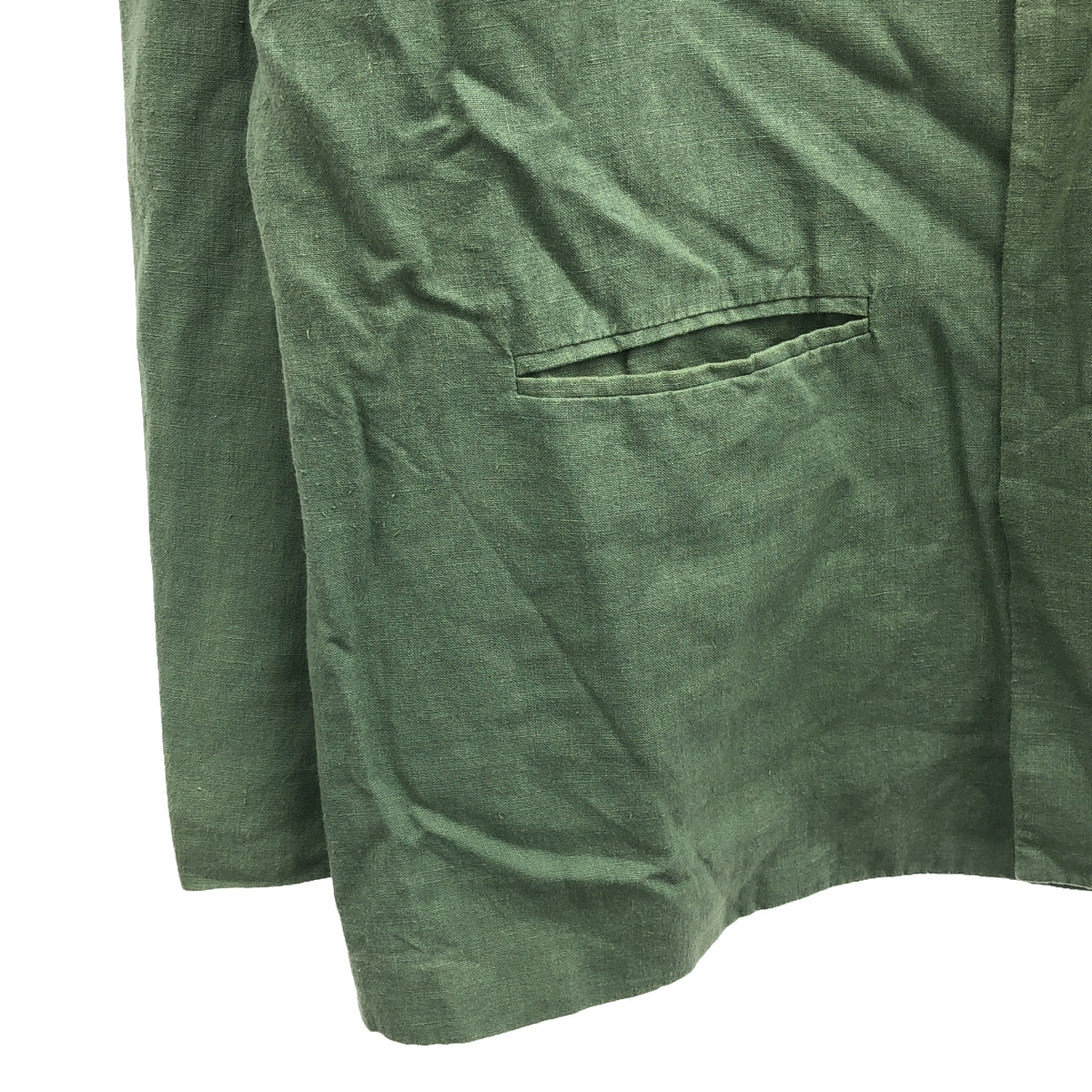 Cristaseya / クリスタセヤ | 2023SS | COLLARLESS JACKET リネン ノー
