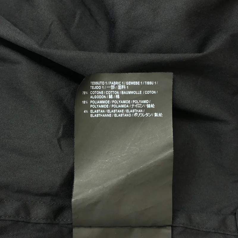 BALENCIAGA / バレンシアガ | コットン ワンポイントロゴ オーバーシルエット シャツ ブラウス | 40 | レディース