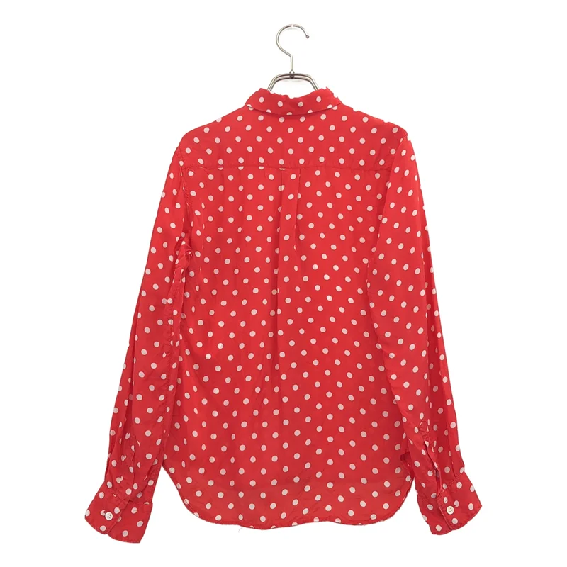COMME des GARCONS COMME des GARCONS / コムコム | 製品洗い加工 キュプラ ドット シャツ | SS | レディース