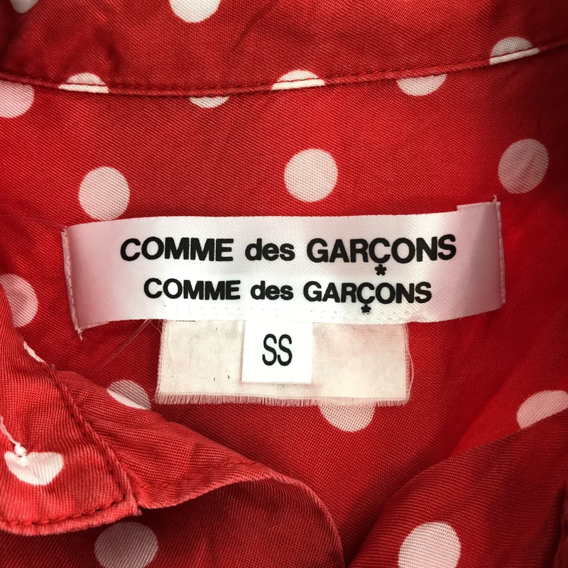 COMME des GARCONS COMME des GARCONS / コムコム | 製品洗い加工 キュプラ ドット シャツ | SS | レディース