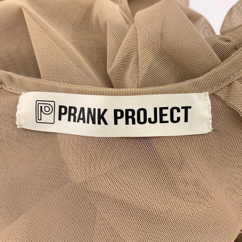 PRANK PROJECT / プランクプロジェクト | ブラカップチュールトップ シアーカットソー | F | レディース