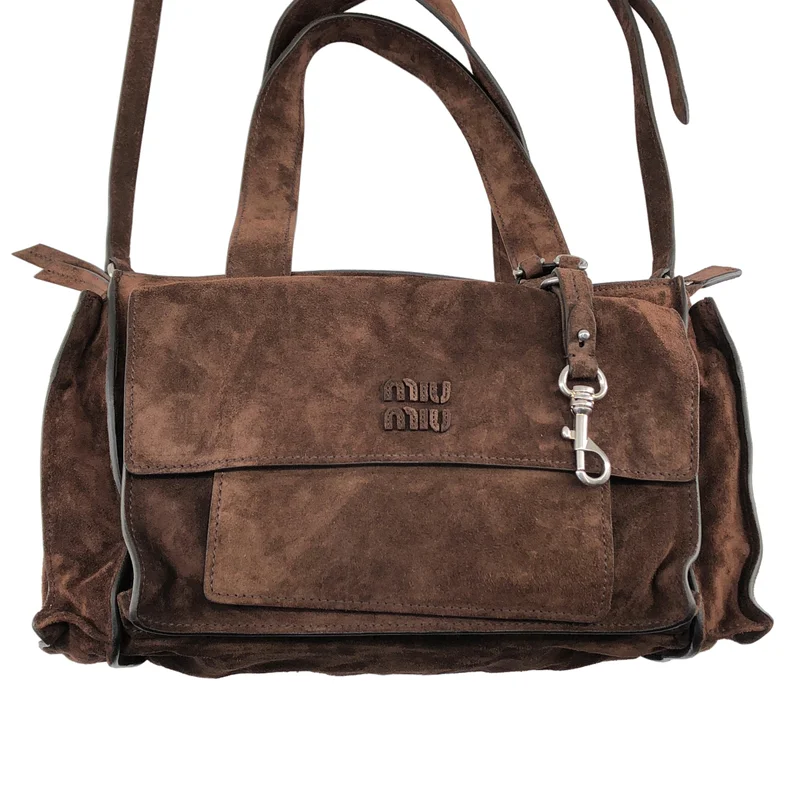 miu miu / ミュウミュウ | Utilitaire スエードショルダーバッグ 5BG335 | TU | レディース
